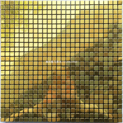 Self-adhesive mosaic tiles metal aluminum-plastic plate silver mirror brushed wall stickers moisture-proof entrance KTV TV background wall