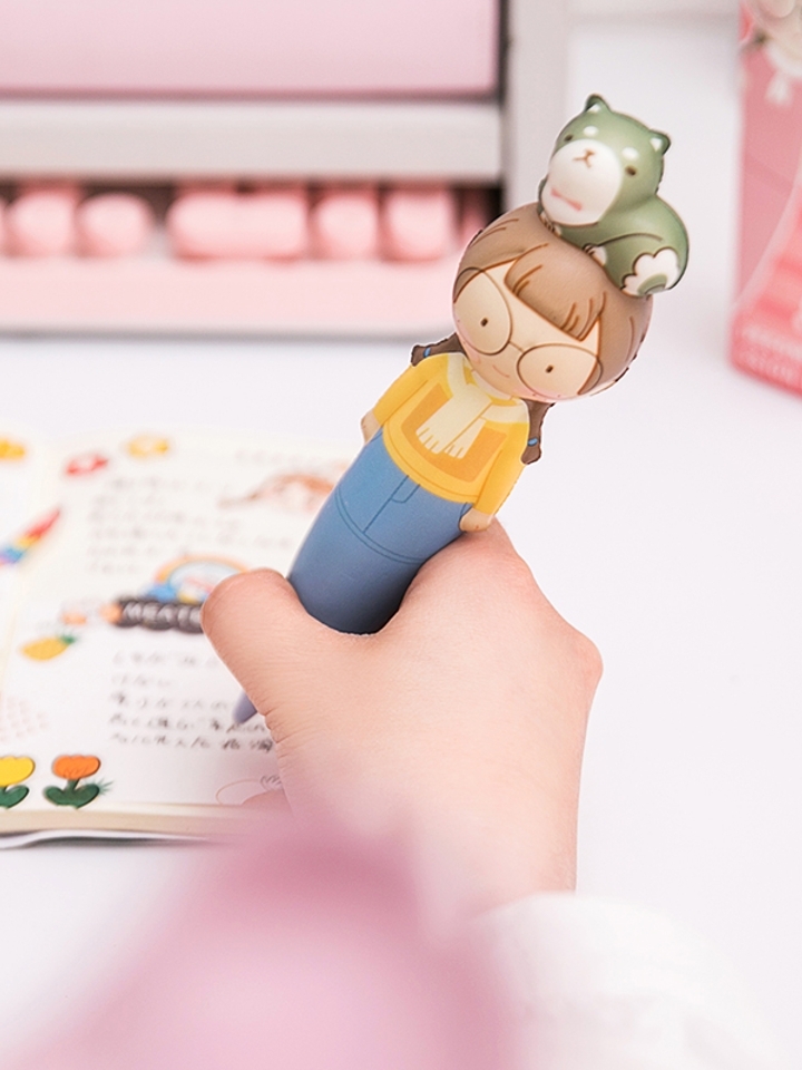 文具解压盲盒中性笔发泄减压笔