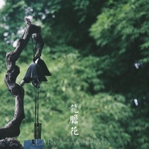 Southern Japan cast iron wind chimes hanging Gentian retro summer style wind chimes Temple bells Birthday gift