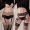 Bow tie suspender mesh stockings+leopard print suspender silk stockings