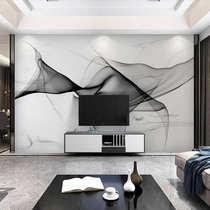 3d8d custom bamboo and wood fiber integrated wall panel TV background wall Marbled sofa living room entrance decorative painting