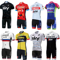 sky summer cycling suit short-sleeved mens and womens Tour de France road mountain bike bike clothes bike shirt dynamic