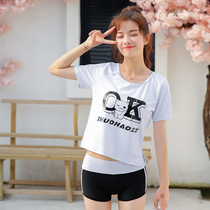 Swimsuit Woman 23 pieces South Korean spa beach Split Sports Models conservative Sensation Slim Breasted White Swimsuit