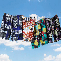 Speed Dry Loose Flat Corner Beach Pants Mens Big Code Inner Lining Seaside Couple 50% Spa Swimsuit Pants Suit Trendy Shorts