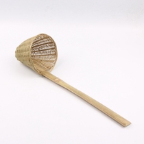 Bamboo colander net fishing spicy hot noodles long handle filter oil hot pot forced wine utensil fence kitchen cooking
