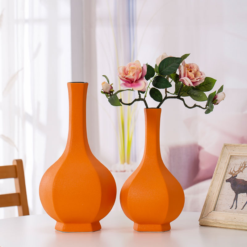 Northern wind ceramic vase home sitting room adornment dry flower vase decoration table, TV ark, creative furnishing articles