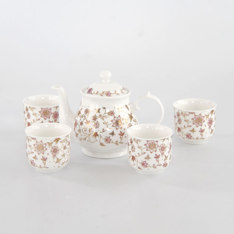 Jingdezhen ceramic coffee set suit HELLOKT tableware porcelain coffee cup coffee pot set the teapot