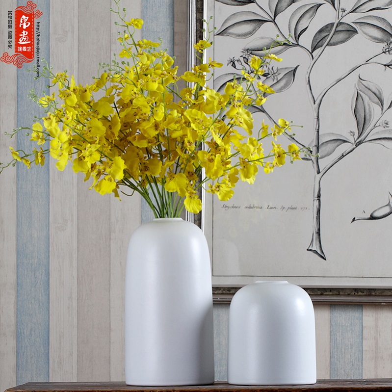 Jingdezhen ceramic dried flower vases, creative fashion a sitting room place, home decoration ceramic dry flower, flower, flower receptacle