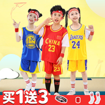 Kids Basketball Outfit Set Boys Shirt Customized Primary School Kindergarten Dance Match Training Team Outfit Summer Women