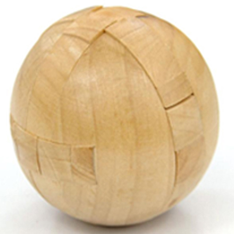 孔明锁圆球儿童木质休闲积木益智玩具解锁智力游戏