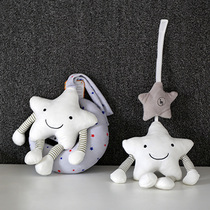 Baby toy rattling newborn 01-year-old child can bite tooth music baby cart bed hanging wind Bell pendant