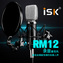 ISK RM12 RM-12 capacitor recording microphone aluminum tape recording microphone limited edition yy Live Entertainment