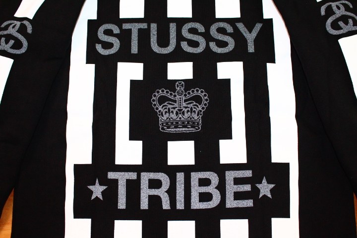 美国专柜正品现货 stussy 夜光条纹皇冠logo 2016秋冬男女卫衣_7折