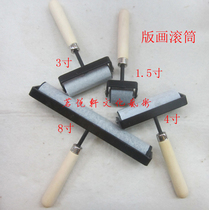 Print soft rubber roller 1 5 inch 3 inch 4 inch 8 inch rubber roller Painting brush auxiliary tool