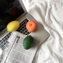 Korean ins simulation fruit props lemon lime orange fruit pendulum props model pendulum