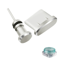 Metal phone anti-dust plug oppoR15 Samsung typec headphones plug Xiaomi Huawei Apple Android charging mouth plug