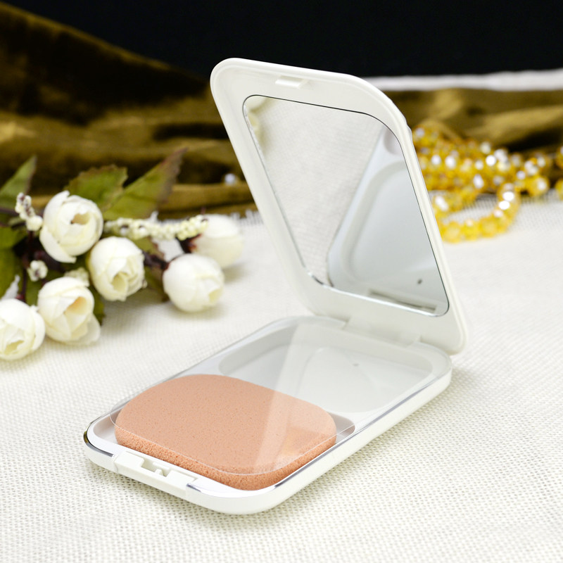 正品kose高丝莱菲405粉底盒干湿两用粉芯化妆盒含粉扑粉盒子包邮