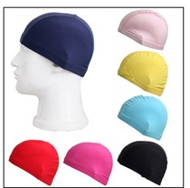 2015 new environmentally friendly chinlon swimming cap spa bathing cap long hair sunscreen Large swimming hat men and women comfortable without Le