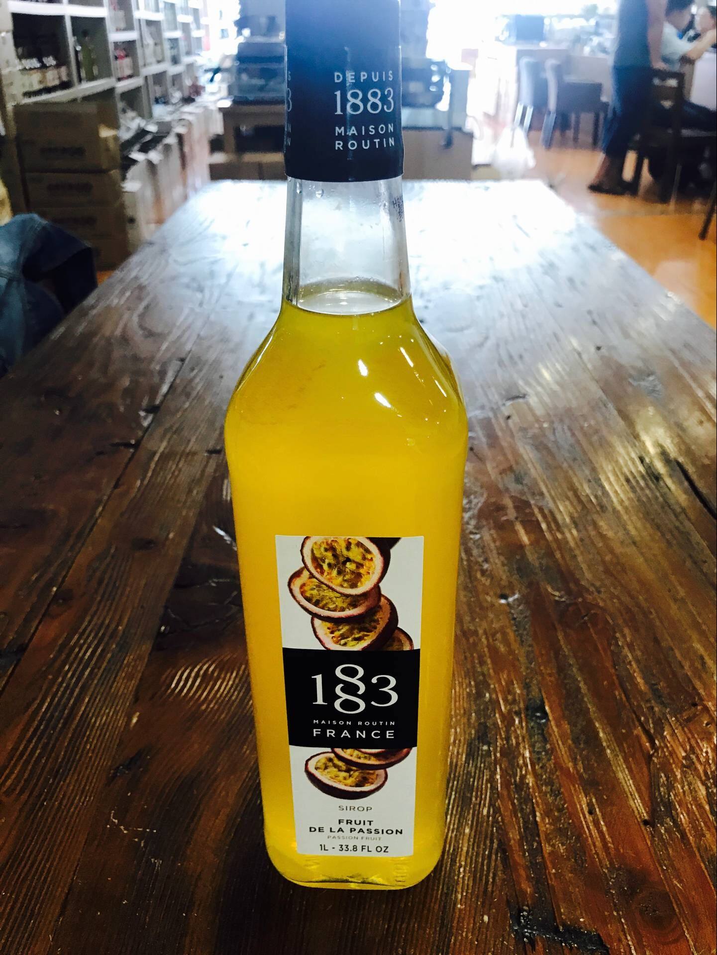 包邮1883 风味果糖法国1883糖浆果露调酒调咖啡/百香果口味1l_7折现价