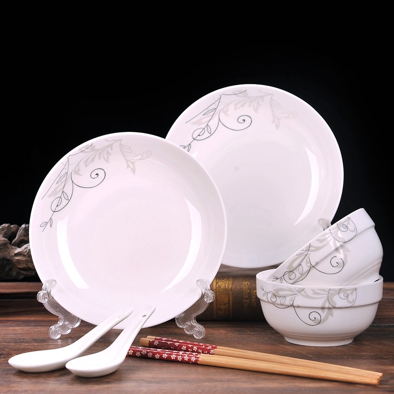 碗碟套装家用景德镇陶瓷器餐具碗筷骨瓷碗盘面汤碗中式微波炉组合原价 55.8元,现价108元