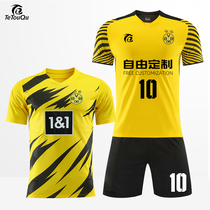 Dortmund Jersey 20-21 Home Away Football Clothing Set Men's Summer Breathable Short Sleeve Team Outfit Size 11 Royce