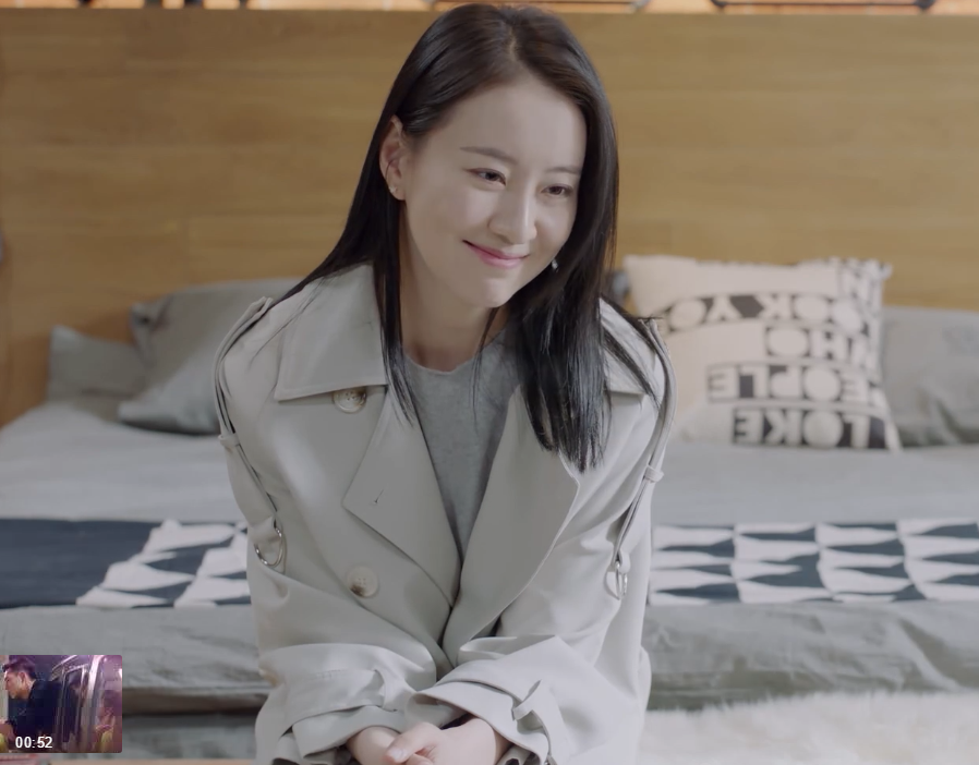 亲爱的热爱的苏澄杨紫蓝莓同款风衣外套中长款韩版宽松2019春秋新