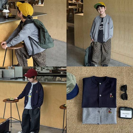 2025 boys' autumn new style Huzhou knitted children's clothing Korean version Mickey embroidery knitted children's sweater cardigan
2025 boys' autumn new style Huzhou knitted children's clothing Korean version Mickey embroidery knitted children's sweater cardigan