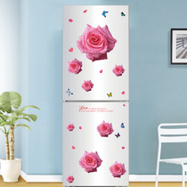 Nordic small fresh refrigerator film renovation stickers Kitchen home renovation warm decorations Self-adhesive waterproof stickers