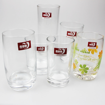Green apple glass lead-free transparent transparent household tea cup Juice drink cup heat-resistant glass water cup