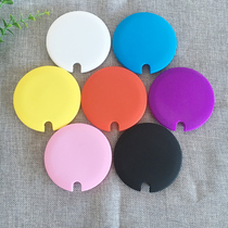 Creative perforated silicone cup lid Food grade PP material environmental protection color change cup special lid Silicone cover