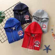 Boys spring autumn jacket 2019 new girl sports Lianhood Sweatshirt with childrens zipped cardiovert cardio-child sportsweaters