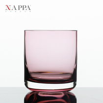 NAPPA Whisky Crystal Cup Goblet Bar Creative Personality Thick Glass Purple Crystal Cup