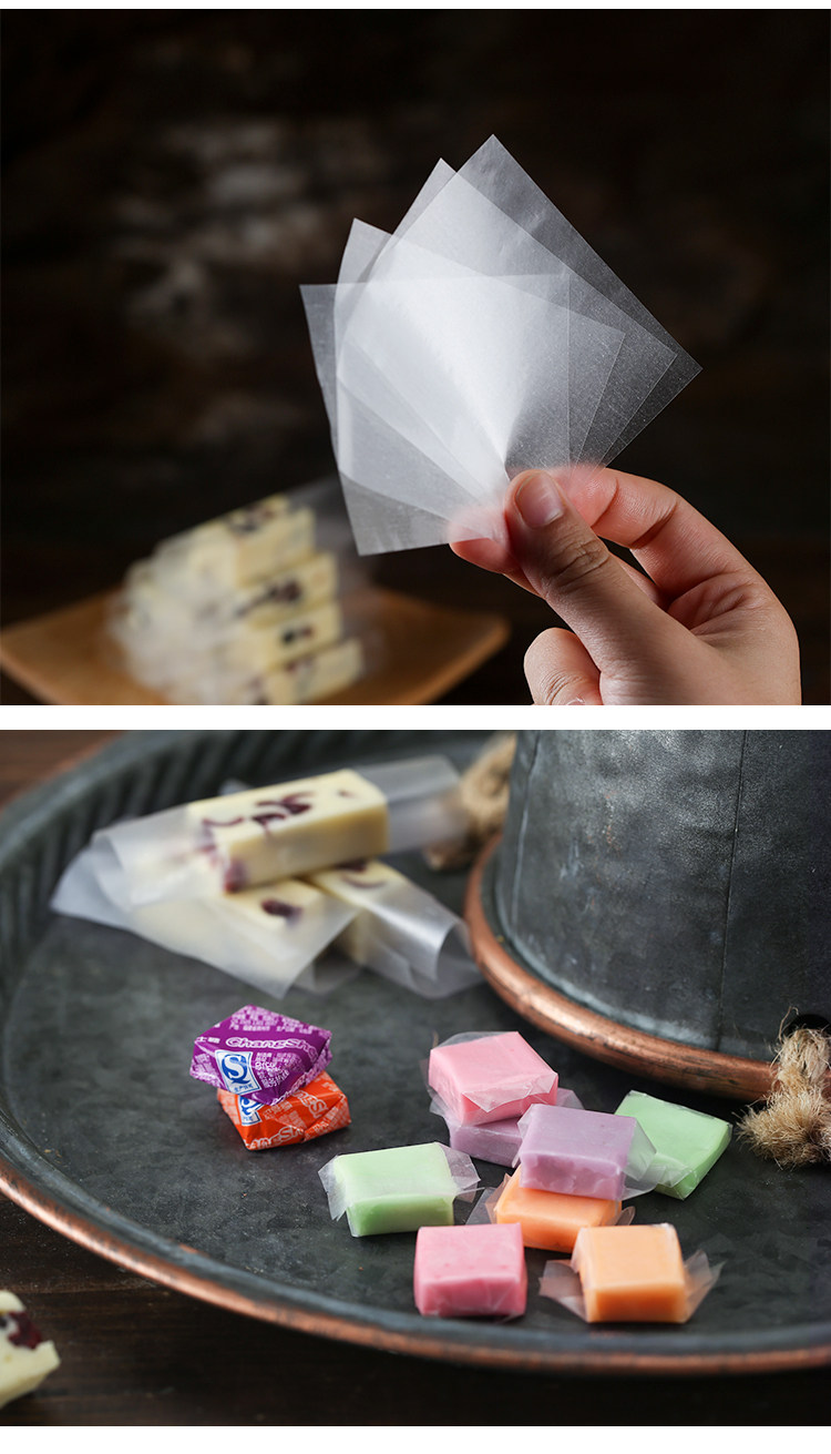 烘焙原料 展艺牛轧糖包装纸食用糖果糯米纸糖衣江米纸90g_7折现价10.