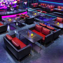 Net Red Light Lavish Style Bar Cassette Sofa Cafe Cafeteria Music Meal Bar QUIET SMALL TAVERN TAVERN TABLE AND CHAIRS COMBINATION