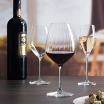 Favourite Prism Wine Glass High Foot Red Wine Cup Europe Import Rona Lead-free Crystal Glass Spot