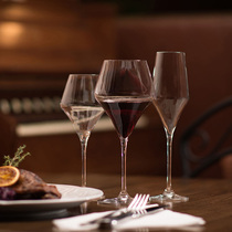 Clear Barn Aram Red Wine Glass Integrated High Foot Cup Wine Cup Europe Import Rona Lead-free Crystal Glass