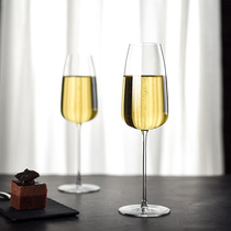 Orbital champagne cup flute-shaped sparkling wine glass Slovak imports Rona lead-free crystal glass spot