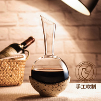 Noble Grape Artisanal Decanter Stone Seat Gift Box Clothing Europe Import Rona Lead-free Crystal Glass Spot