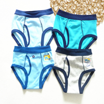 Boys shorts inside cotton export foreign trade cotton boys briefs Four Seasons wear front open shorts cartoon