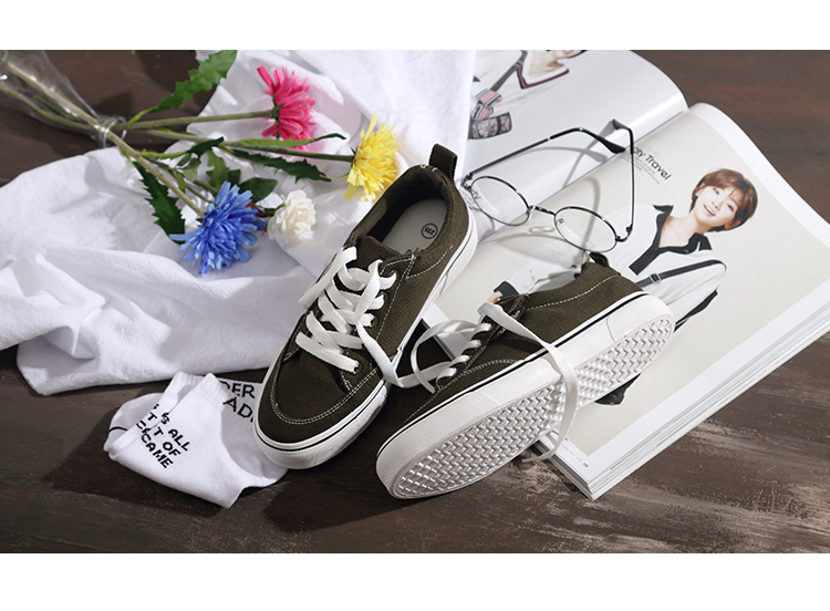 街拍帆布鞋女ulzzang韩版百搭原宿复古学生丑