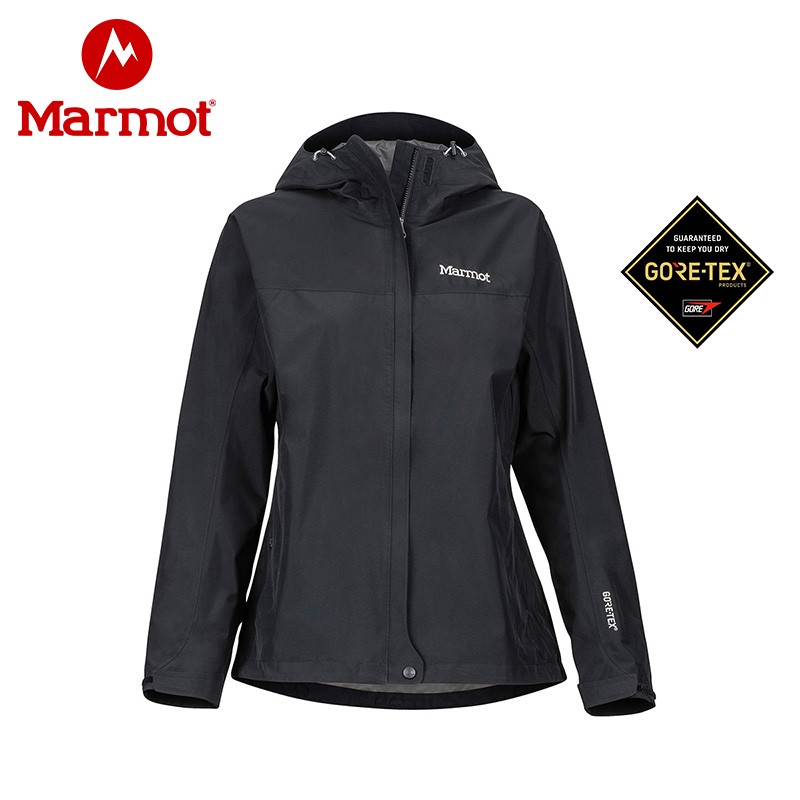 Marmot/土拨鼠新款户外戈尔GTX防水透气女防风冲锋衣夹克V46010 