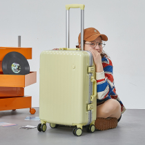 High Face Value Suitcase Woman Little Freshens Net Red Large Capacity Universal Wheel Tie Bar Travel Password Box Student Tide