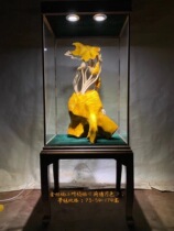 Taiko Cliff (lotus) root carving lotus swing piece aging old material solid wood engraving lotus wood sculpted high mountain