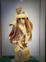 Cliff Bergen Sculpture Pendulum of aging material Guido Drunk Beauties Landscape Flowers Bird Figures Wood Carved Living Room Handicraft 68