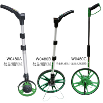 Power lion number of hand-push mechanical digital rollaway distance measuring wheels ten thousand meters range finder measuring instruments W0480