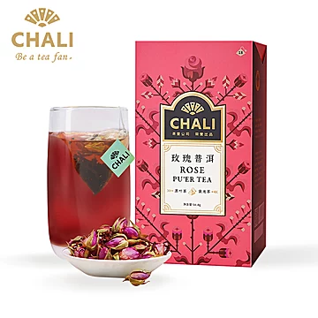 【CHALI茶里】玫瑰普洱茶玫瑰花茶组合茶包[70元优惠券]-寻折猪