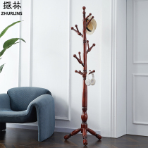 Full solid wood clothes hat rack floor American children clothes hanger zi eco-friendly upright domestic bedroom living room Chinese hung clothes hanger