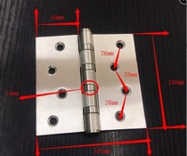 Special price 4 inch 3mm thick widening stainless steel hinge with bearing cabinet hinge drawer hinge door hinge