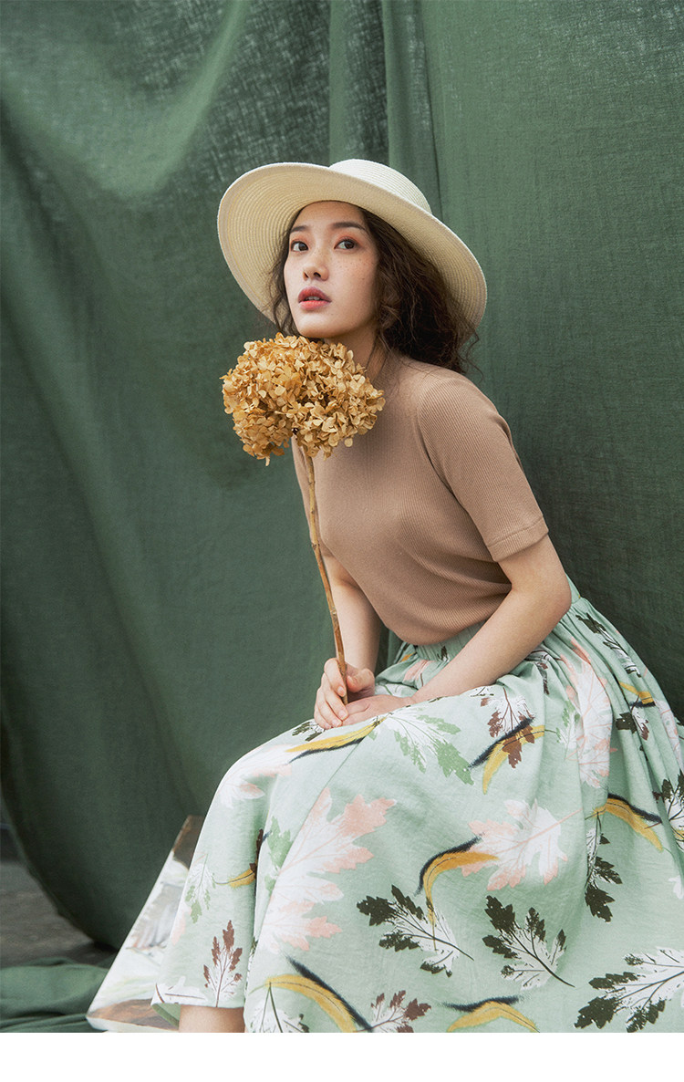 和公主感觉并有的造型~穿大摆长裙的时候,女孩的气质永远是最足的