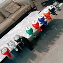 Fashion metal bar ashtray KTV office creative table ashtray with clip Large personality with cover